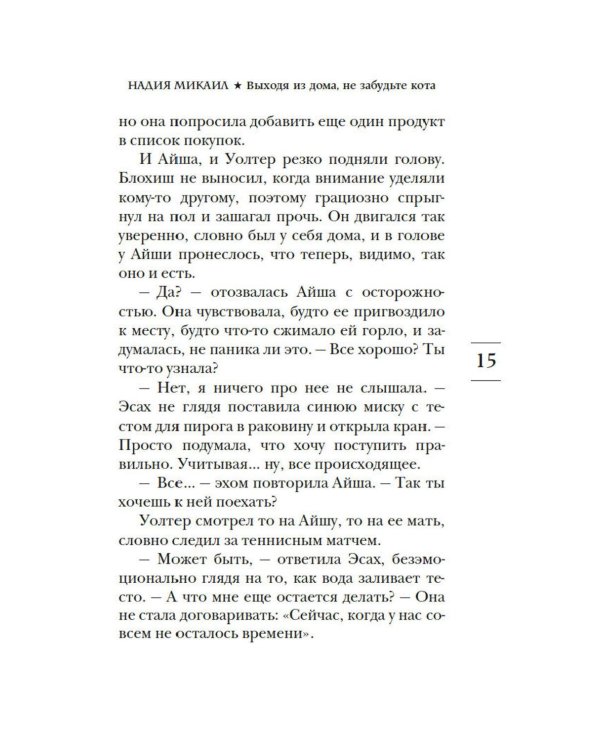 Дополнительное изображение книги «Выходя из дома, не забудьте кота: роман»