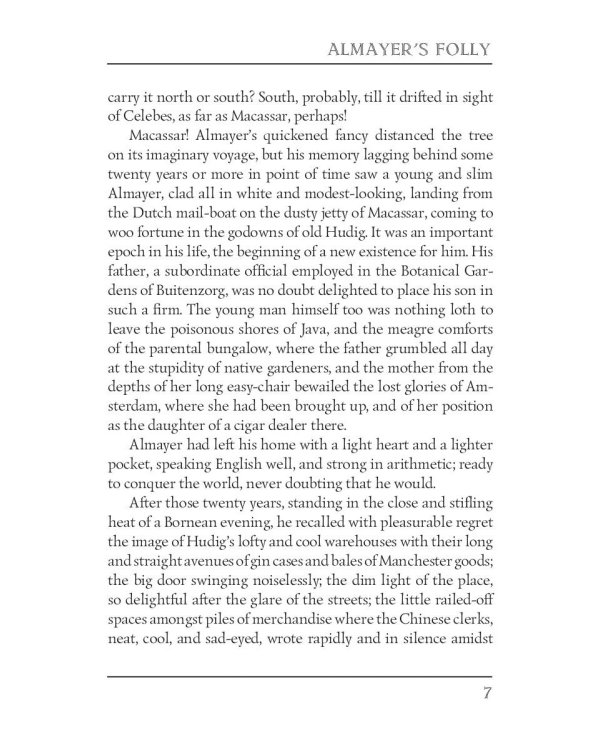 Almayer`s Folly = Глупость Альмайера: роман на англ.яз