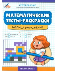 Математические тесты-раскраски: таблица умножения