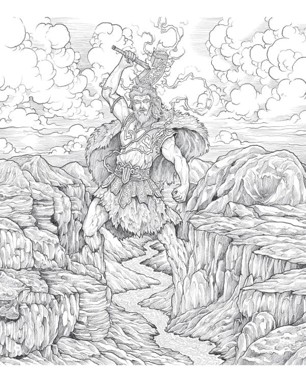 Земля мифов. Экстремальные раскраски