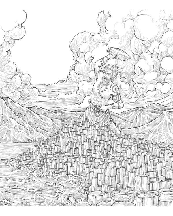 Земля мифов. Экстремальные раскраски