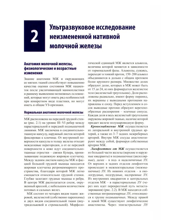 Руководство по ультразвуковому исследованию молочных желез до увеличивающей маммопластики и после нее: Учебно-методическое пособие