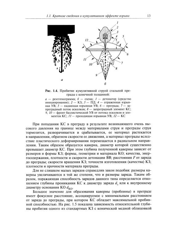 Кумулятивное действие боеприпасов: Учебное пособие