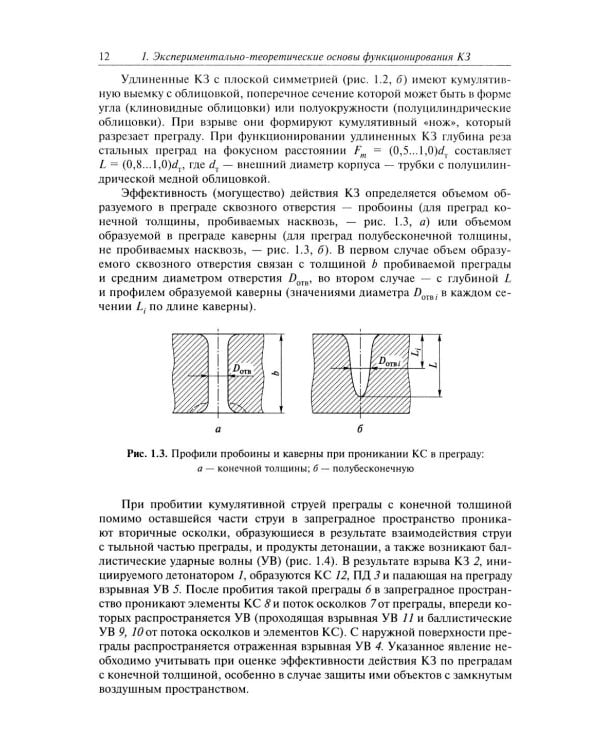 Кумулятивное действие боеприпасов: Учебное пособие