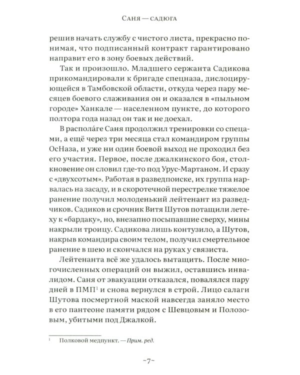 Саня-садюга. Современная повесть о потерянном времени