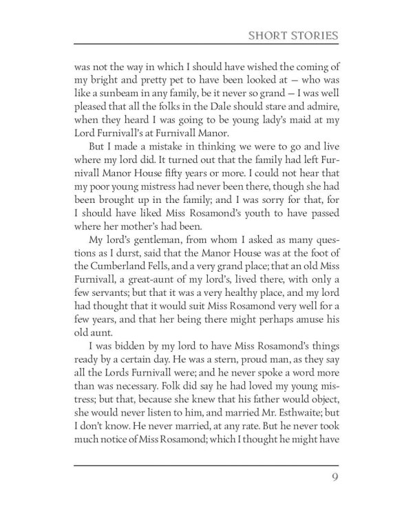 Short Stories. The Old Nurse's Story and other Tales