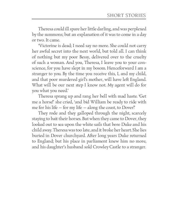 Short Stories. The Old Nurse's Story and other Tales