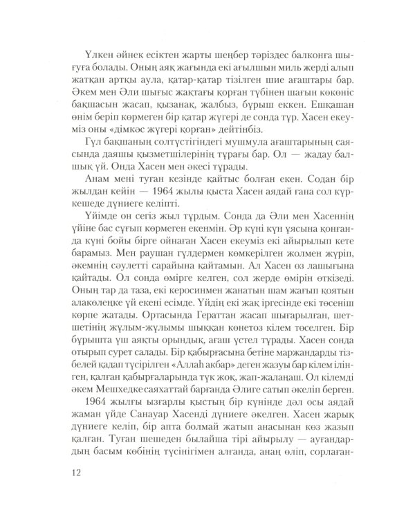 Бегущий за ветром: роман (на казахском языке)