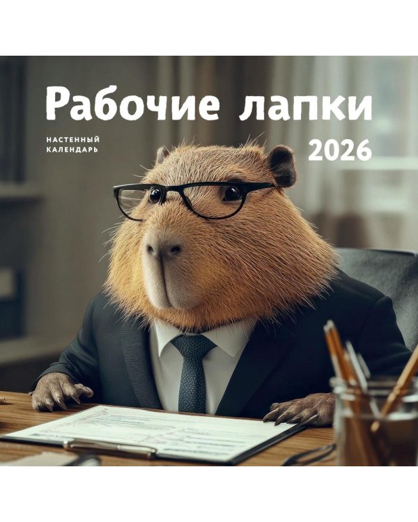 Рабочие лапки. Календарь настенный на 2026 год