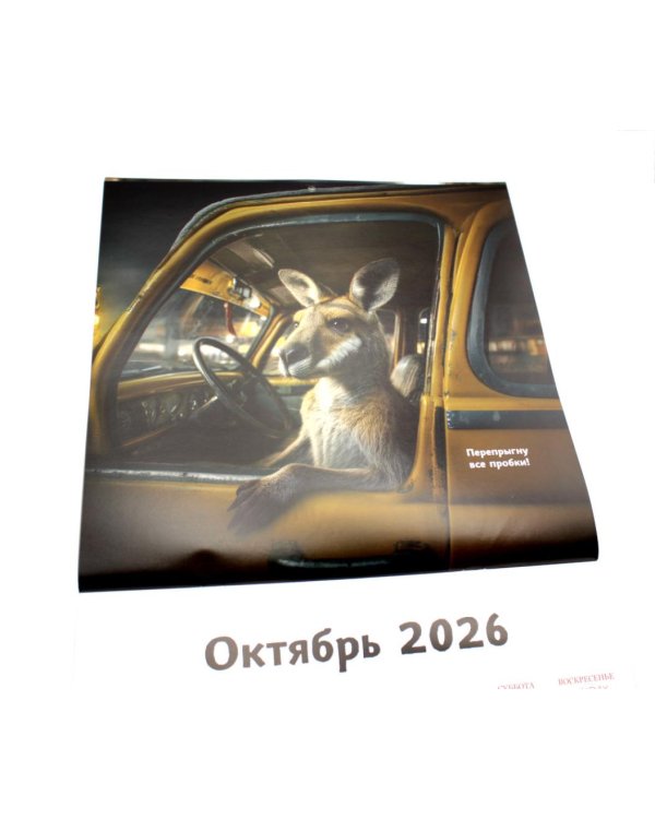 Рабочие лапки. Календарь настенный на 2026 год