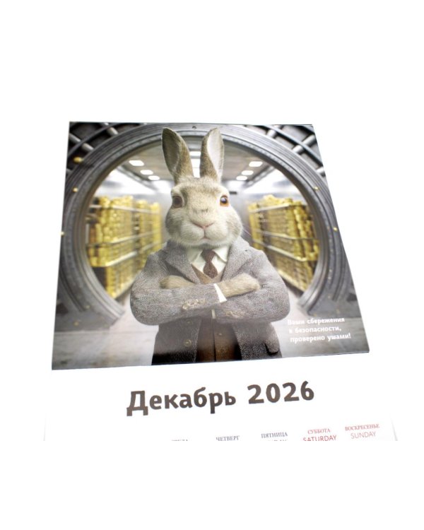 Рабочие лапки. Календарь настенный на 2026 год