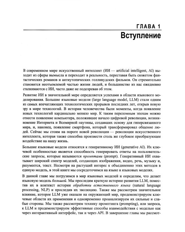 Дополнительное изображение книги «Разработка приложений на базе больших языковых моделей»