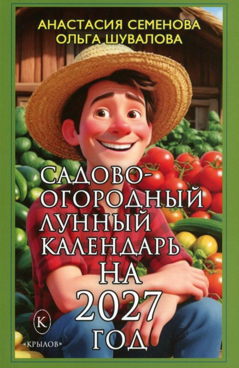 Обложка книги «Садово-огородный лунный календарь на 2027 год» — Семёнова Анастасия Николаевна;Шувалова Ольга Павловна, ISBN 9785422604890