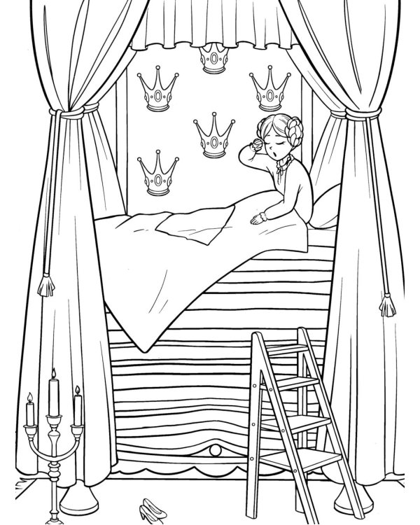 Сказки Андерсена: книжка-раскраска