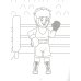 Раскрась и наклей: спорт: книжка-раскраска