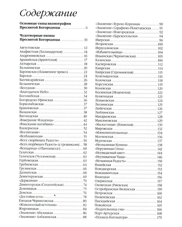 Чудотворные иконы Пресвятой Богородицы