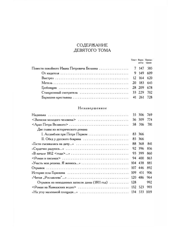 Полное собрание сочинений в 20 т. Т. 9. Кн. 2: Романы и повести 1819-1832 г