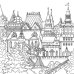 Путешествие по России (Рыбацкая деревня, Калининград): раскраска-антистресс для работы карандашами, маркерами и гелевыми ручками