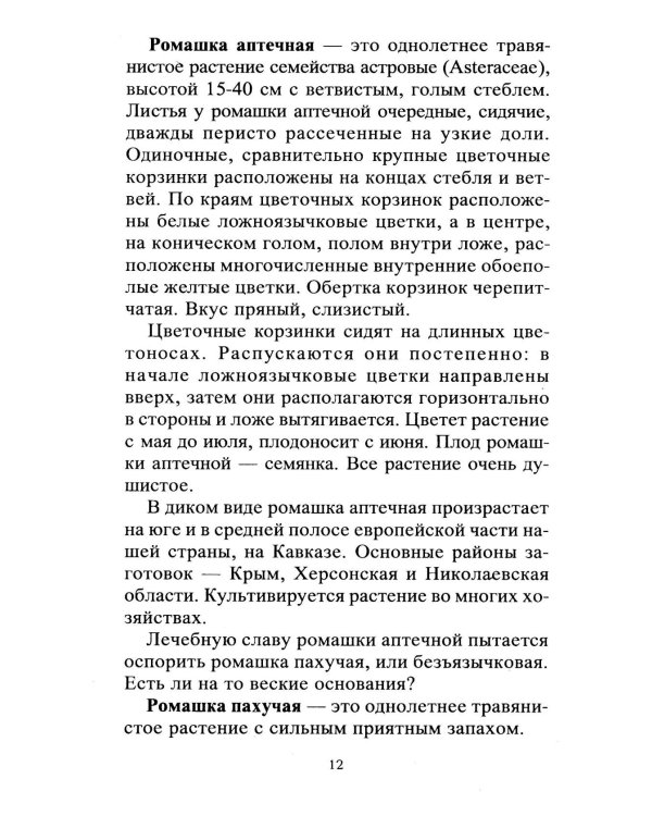 Ромашка. Мифы и реальность