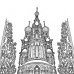 Путешествие по России (Екатеринбург): раскраска-антистресс для работы карандашами, маркерами и гелевыми ручками