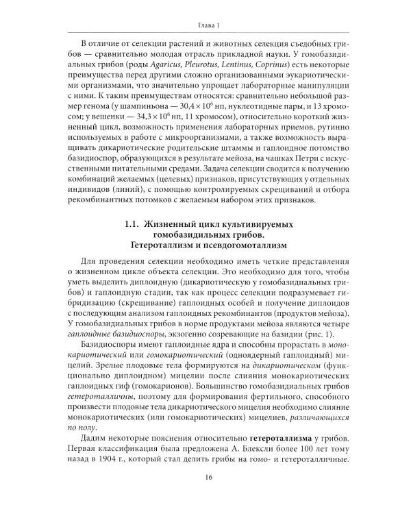 Генетические основы селекции съедобных грибов