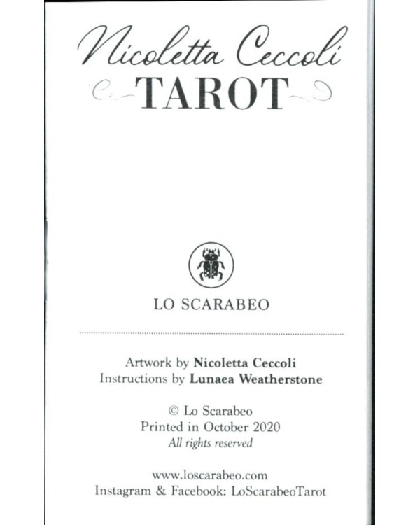 Мини Таро Николетты Чекколи = Tarot Nicoletta Ceccoli (78 карт + многоязычная инструкция)