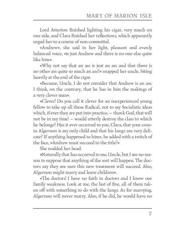 Mary of Marion Isle = Мэри острова Мэрион: роман на англ.яз