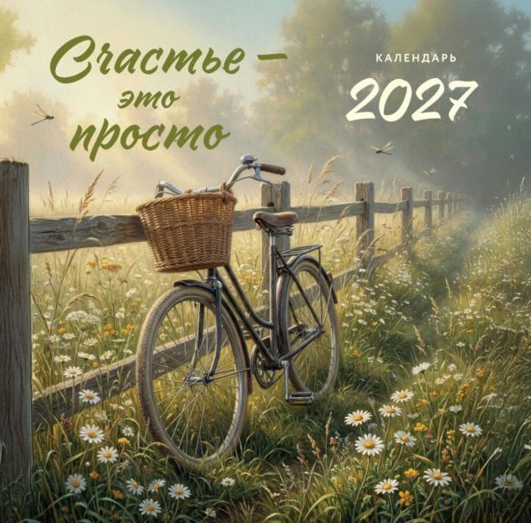 Обложка книги «Счастье - это просто. Календарь настенный на 2027 год (300х300 мм)» — None, ISBN 9785042392771