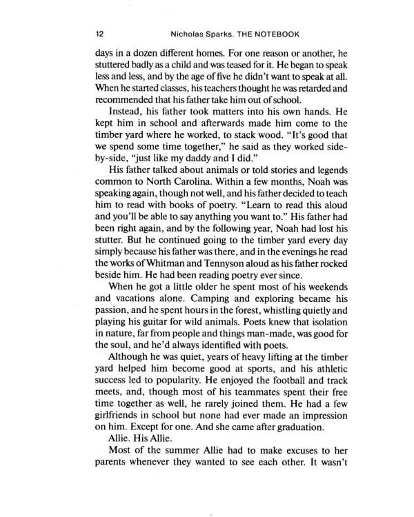 The Notebook = Дневник памяти. Книга для чтения на английском языке. Уровень В1