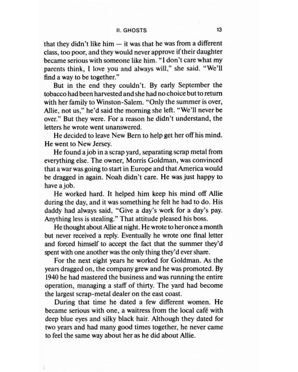 The Notebook = Дневник памяти. Книга для чтения на английском языке. Уровень В1