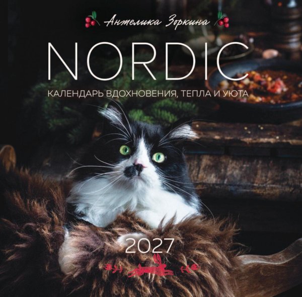 Обложка книги «NORDIC. Календарь вдохновения, тепла и уюта. Календарь настенный на 2027 год (300х300 мм)» — Зоркина Инесса Юрьевна, ISBN 9785042406935
