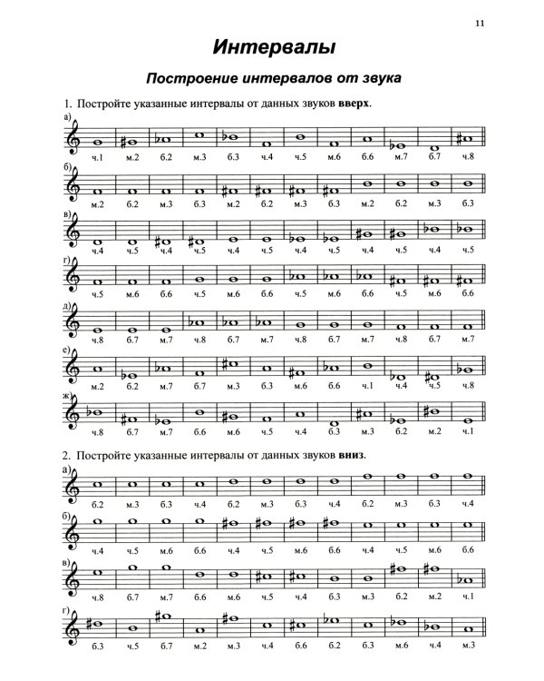 Сольфеджио. Рабочая тетрадь. 4 кл