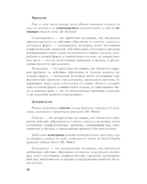 *Пособие для занятий по русскому языку в старших классах