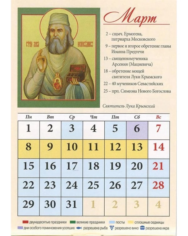 Целители. Православный календарь на 2027 год (карм. на скрепке)