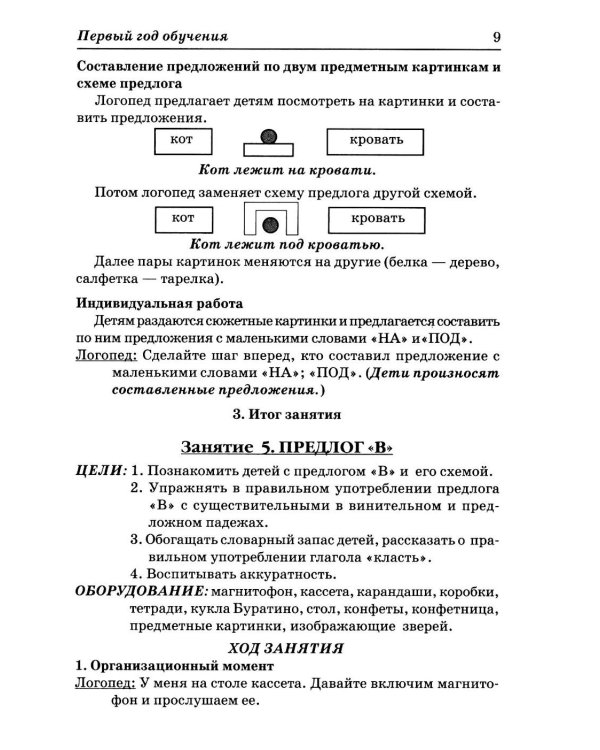 Дополнительное изображение книги «Учимся правильно употреблять предлоги в речи: конспекты занятий по обучению детей с ОНР в старшей и подготовительной группах»