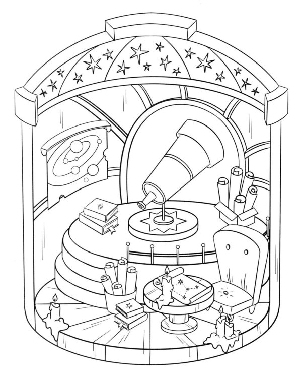 Волшебные замки: книжка-раскраска