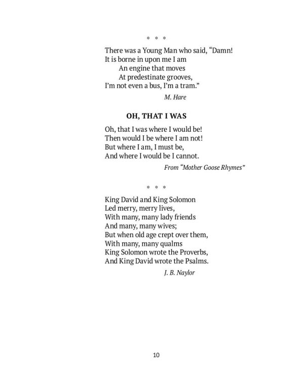 Английские стихи на все случаи жизни