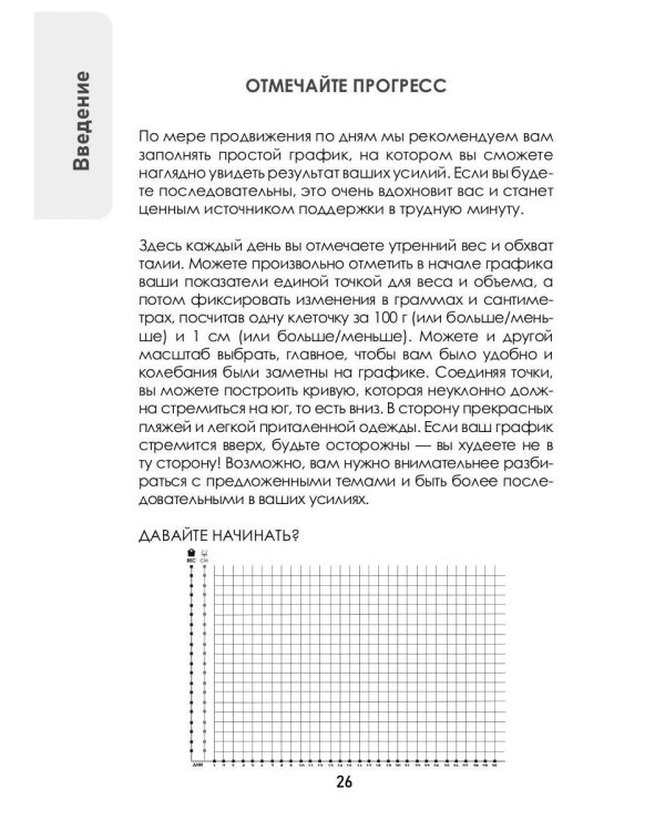 Образец питания для похудения