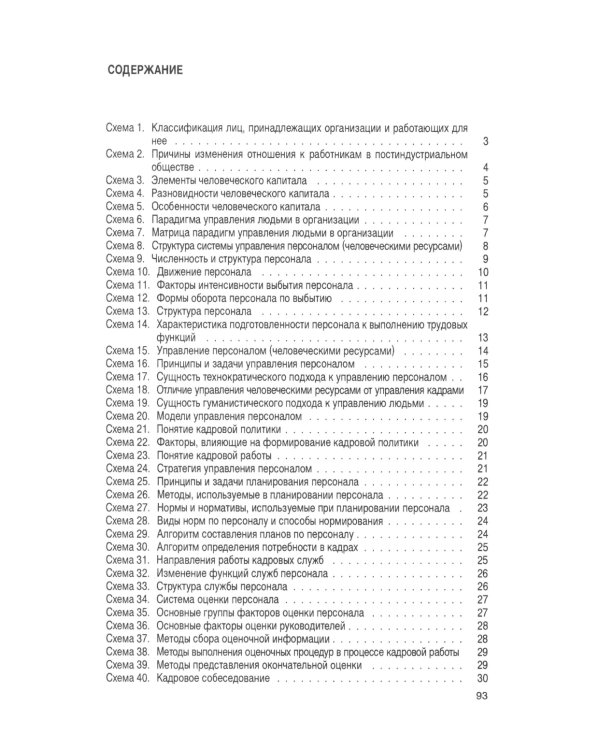 Управление персоналом в схемах: Учебное пособие