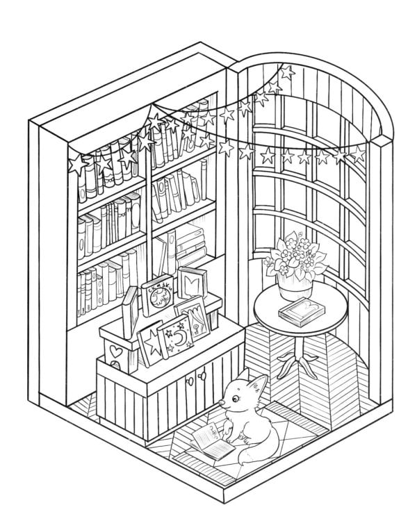 Книжные магазины: книжка-раскраска
