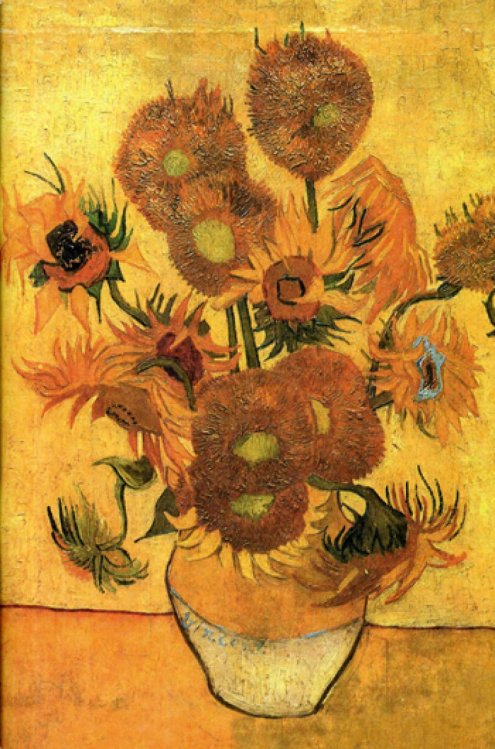 Блокнот. Ван Гог. Подсолнухи Блокнот. Ван Гог. Подсолнухи