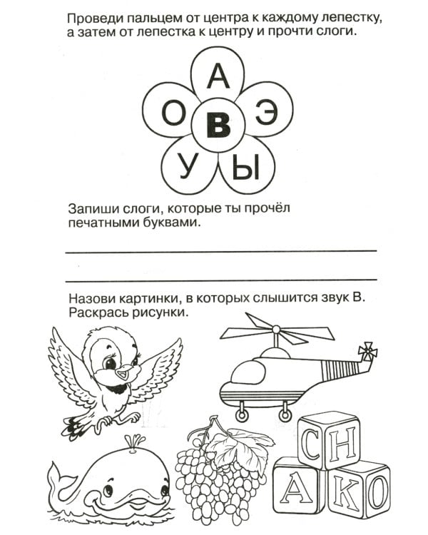 Логопедические прописи. Буквы и звуки В-Ф