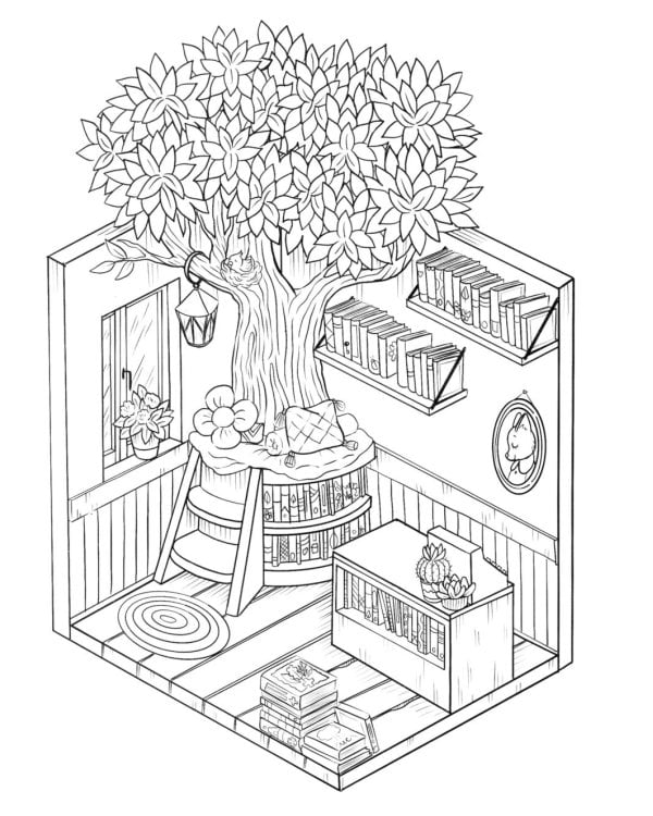 Книжные магазины: книжка-раскраска