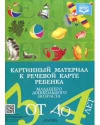 Картинный материал к речевой карте ребенка младшего дошкольного возраста от 3 до 4 лет: Наглядно-методическое пособие