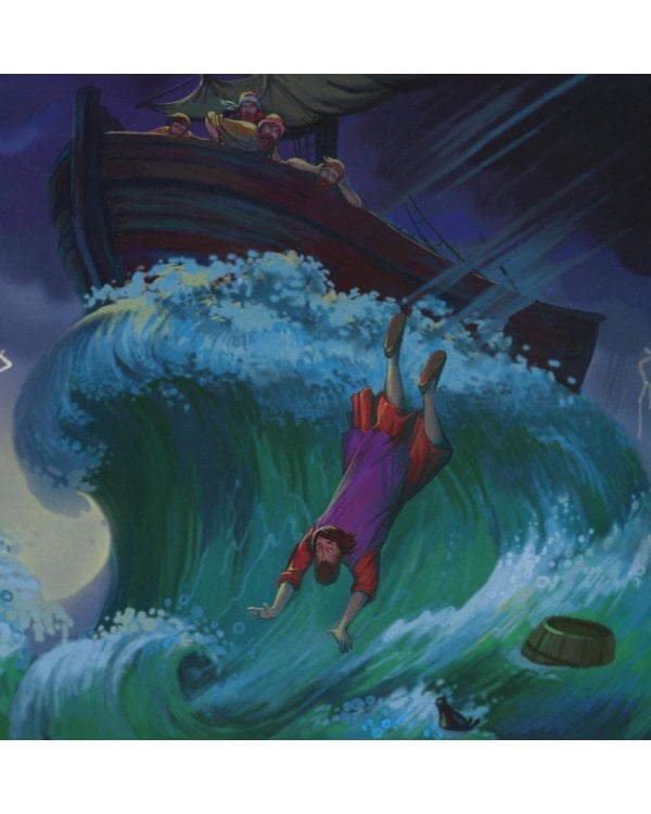 Библейские истории для детей. Пророк Иона (книга и раскраска)