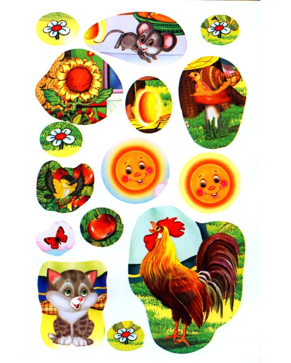 Курочка ряба (Книжка с наклейками)