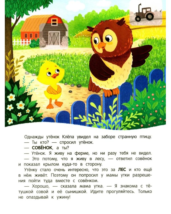 Уткенок в лесу!: книжка с наклейками