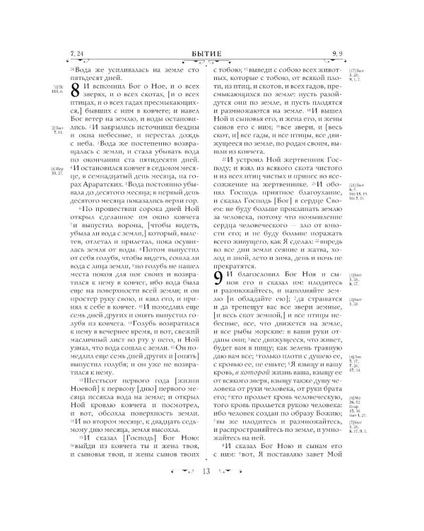 Библия. Русский Синодальный перевод (синяя)