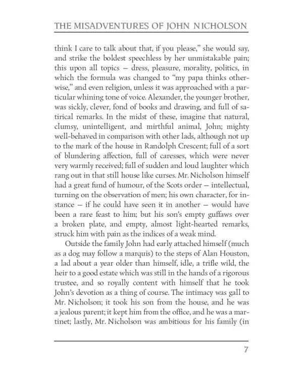 The Misadventures of John Nicholson = Несчастья Джона Никольсона: на англ.яз