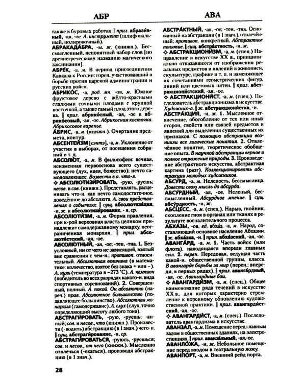 Толковый словарь русского языка. Около 100 000 слов, терминов и фразеологических выражений. 28-е изд., перераб